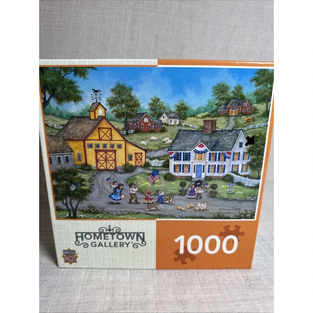 Bits and Pieces 1000 Piece Puzzle, Hometown Gallery (1 Missing‎ Piece)